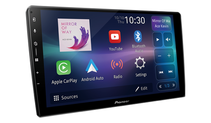 Pioneer DMH-AP6650BT - 9" Wireless Apple CarPlay & Android Auto Touchscreen
